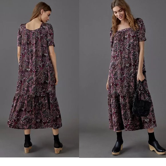 Anthropologie Lisabetta Maxi Dress 